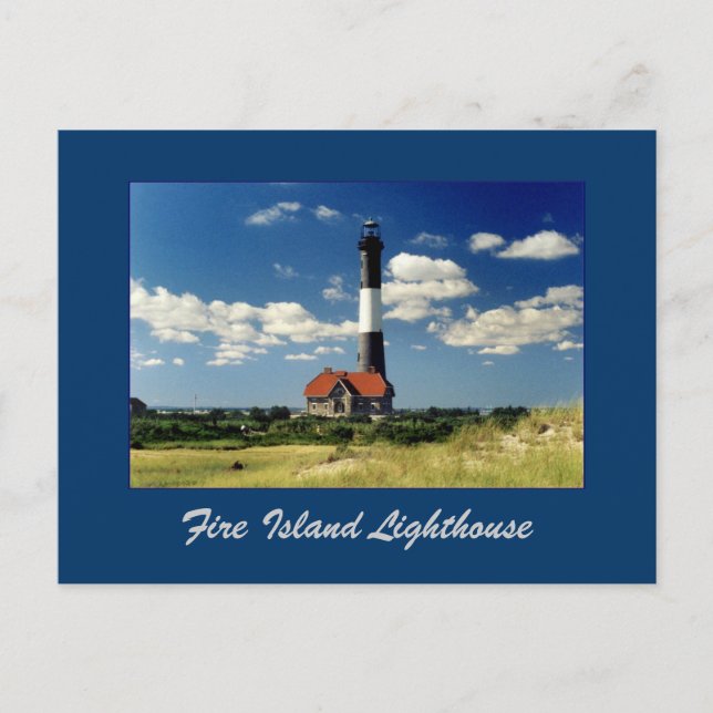 Carte postale du phare de Fire Island (Devant)