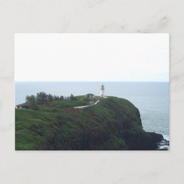 Carte postale du phare de Kauai (Devant)