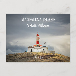 Carte postale du phare de l'île Magdalena
