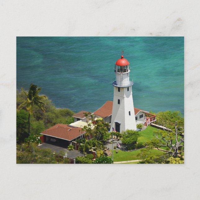 Carte postale du phare Diamond Head (Devant)