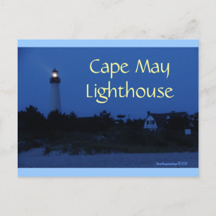 Carte postale du phare du Cap May