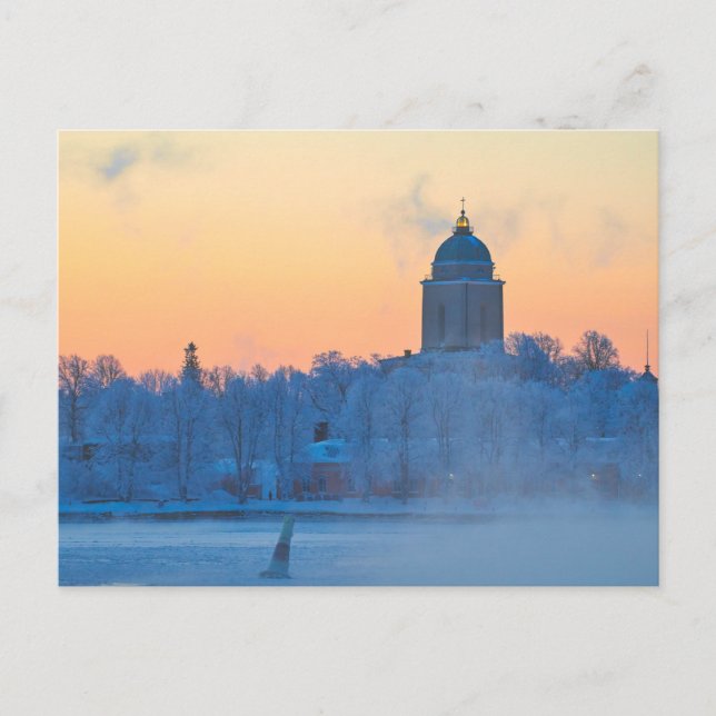 Carte postale du phare Suomenlinna (Devant)