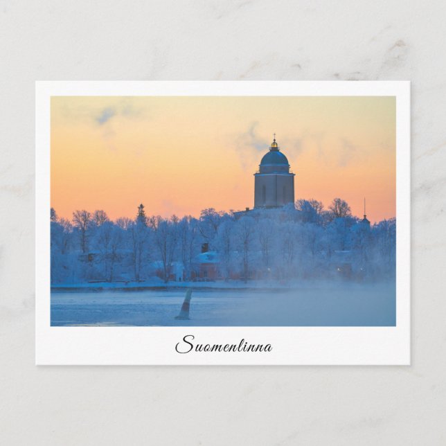 Carte postale du phare Suomenlinna (Devant)