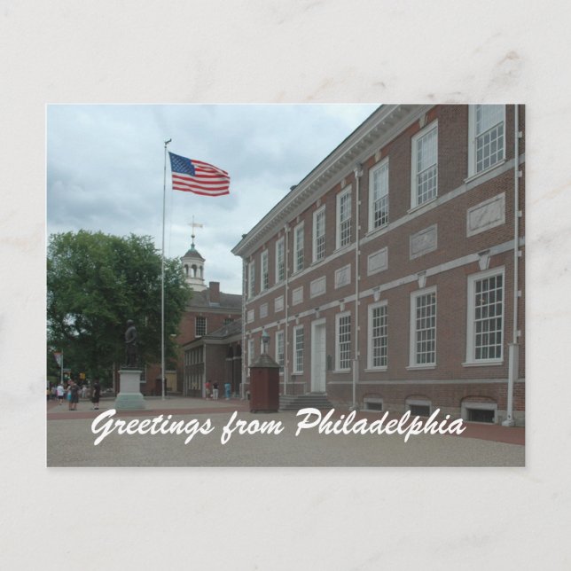 Carte postale du Philadelphie Independence Hall (Devant)