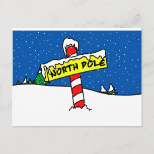 Carte postale du pôle Nord
