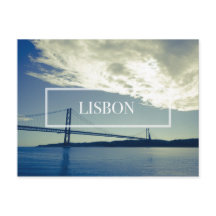 Carte postale du pont de Lisbonne