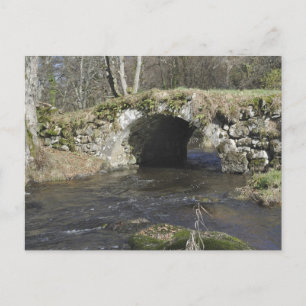 Carte postale du pont de pierre ancienne