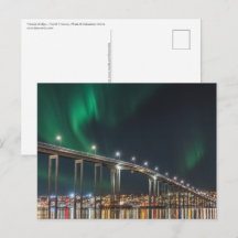 Carte postale du pont de Tromso