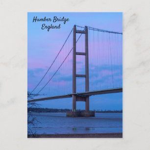 Carte postale du pont Humber England