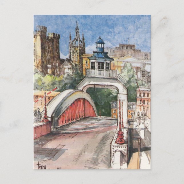 Carte postale du pont-levage (Devant)