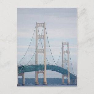Carte postale du pont Mackinac