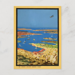 Carte postale du port de Sidney