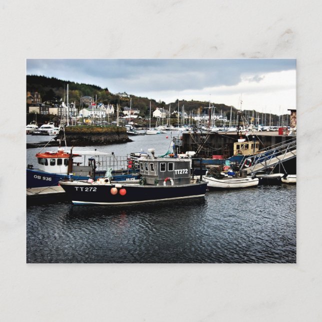 Carte postale du port de Tarbert (Devant)