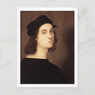 carte postale du portrait de Raphaël par lui-même