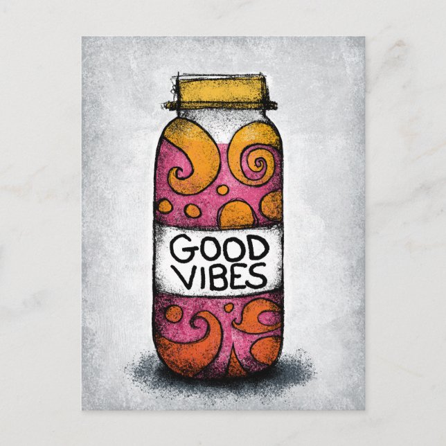 Carte postale du pot de Spice Good Vibes (Devant)