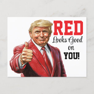Carte postale du président Donald J Trump