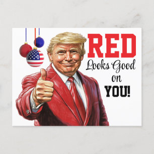 Carte postale du président Donald J Trump