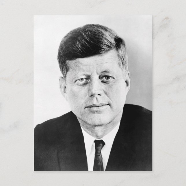 Carte postale du président John F Kennedy Portrait (Devant)