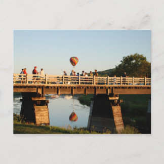 Carte postale du rallye de ballon Wellsville 1