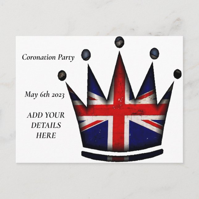 Carte postale du roi Charles III (Devant)