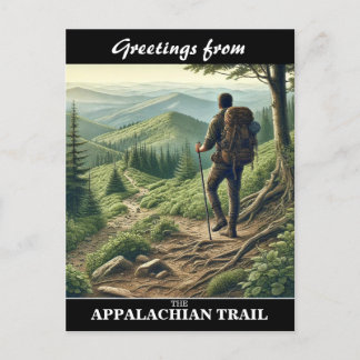 Carte postale du sentier des Appalaches