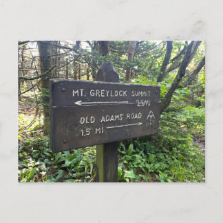 Carte postale du sentier des Appalaches dans le Ma