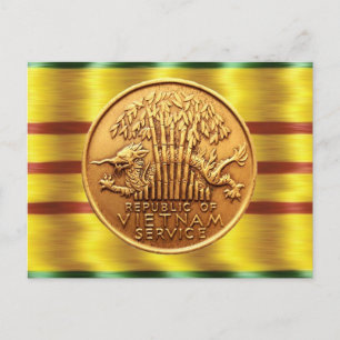 Carte postale du service du Vietnam