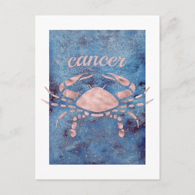 Carte postale du signe du zodiaque Cancer (Devant)
