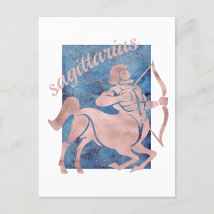 Carte postale du signe zodiacal Sagittaire