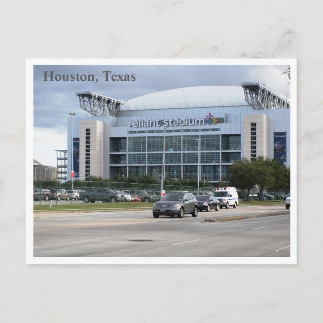 Carte postale du stade Reliant (Devant)