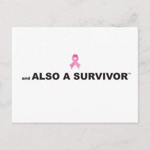 Carte postale du survivant du cancer du sein