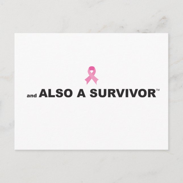 Carte postale du survivant du cancer du sein (Devant)
