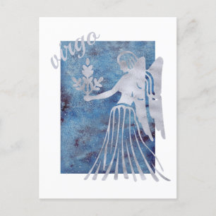 Carte postale du symbole Virgo Zodiac