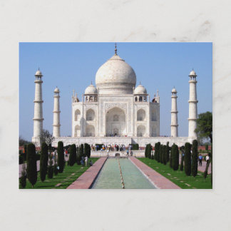 Carte postale du Taj Mahal