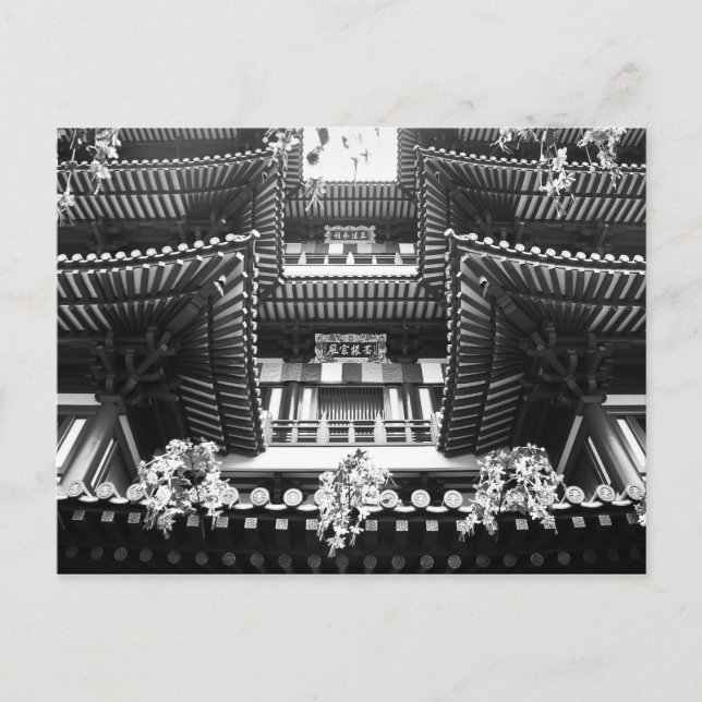 Carte postale du temple bouddhiste (Devant)