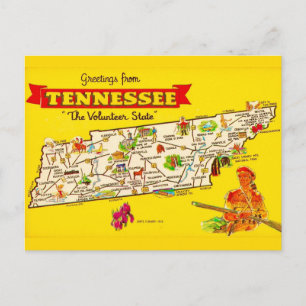 Carte postale du Tennessee