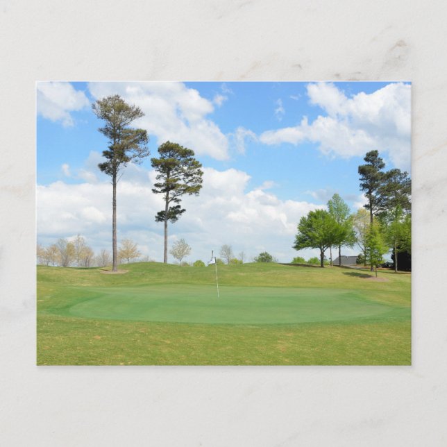 Carte postale du terrain de golf (Devant)