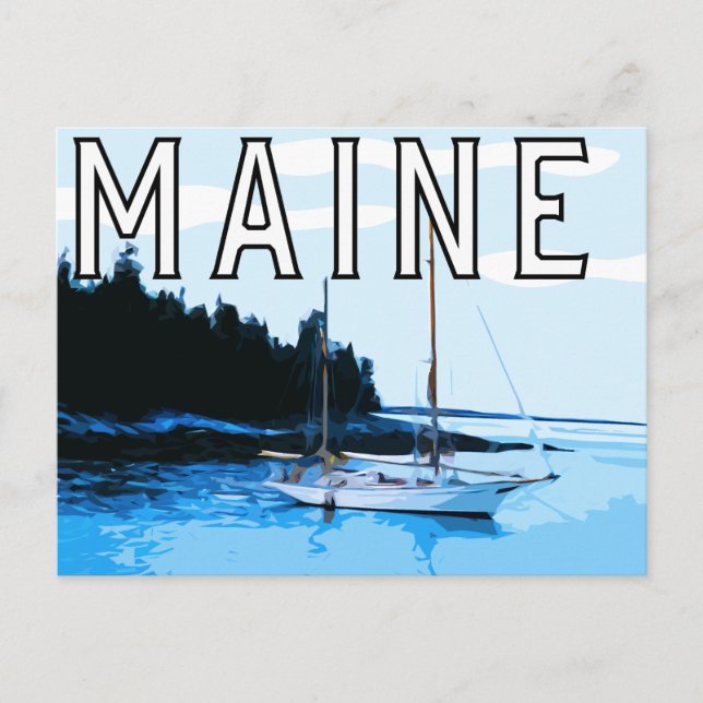 Carte postale du thème Maine (Devant)