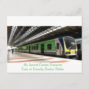 Carte postale du train