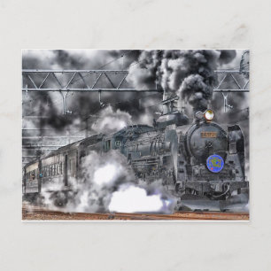 Carte postale du train