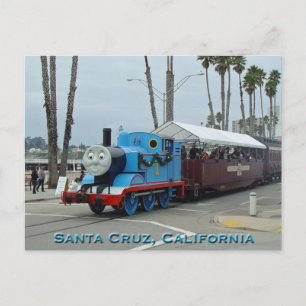 Carte postale du train père Noël Cruz
