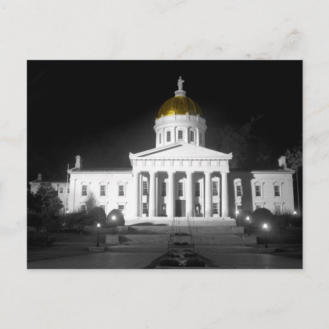 Carte postale du Vermont State House (Devant)
