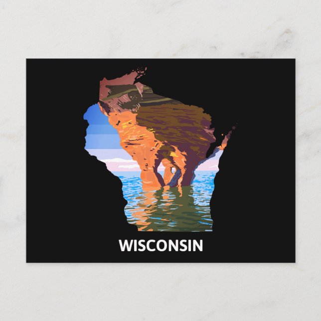 Carte postale du Wisconsin (Devant)