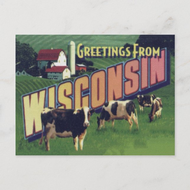 Carte postale du Wisconsin (Devant)