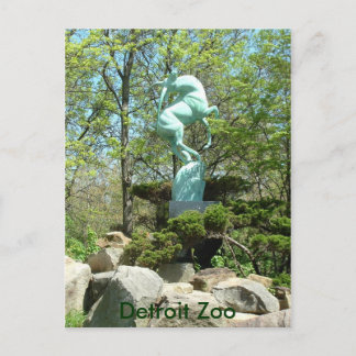 Carte postale du zoo de Détroit