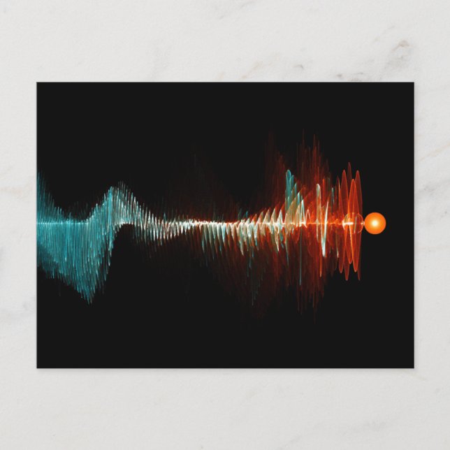 Carte Postale Dualité de la vague de particules (Devant)