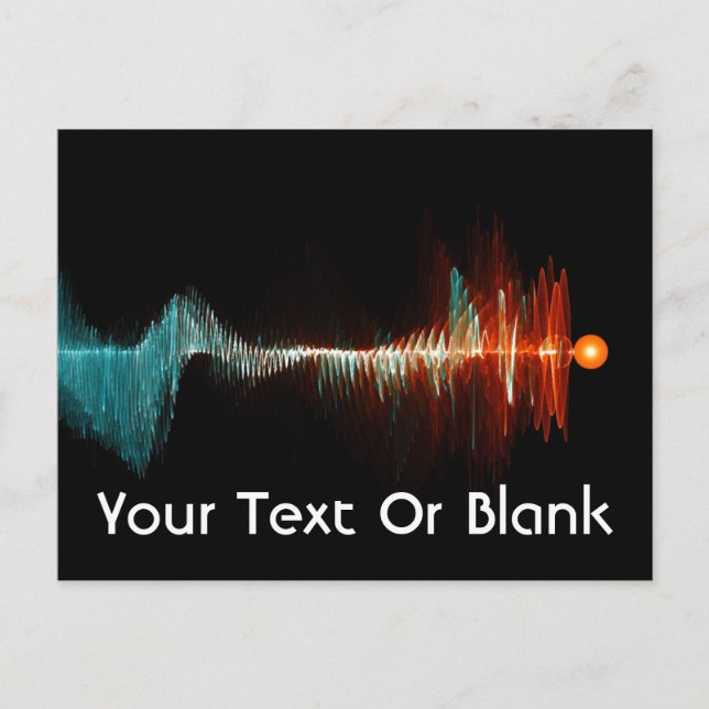 Carte Postale Dualité de la vague de particules (Devant)