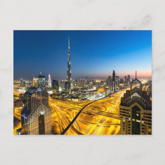 carte postale dubai