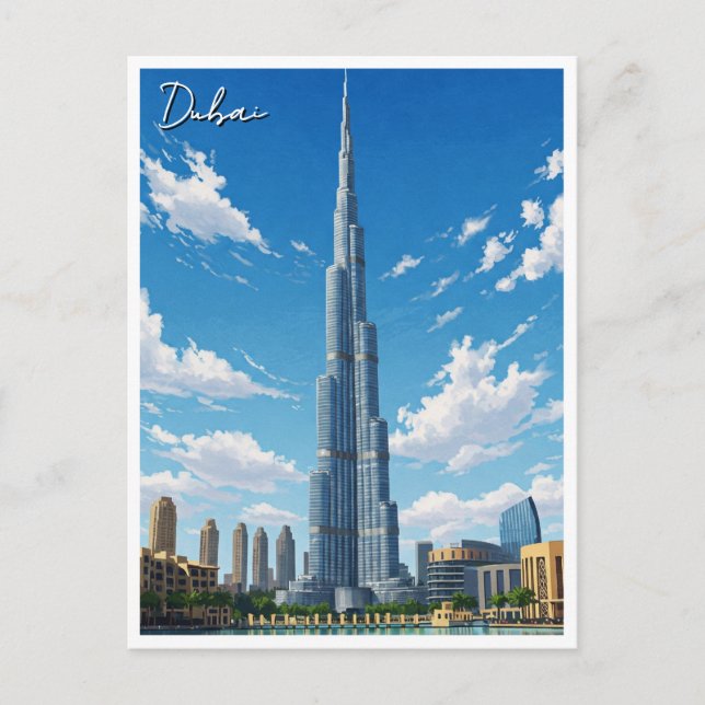Carte Postale Dubai Burj Al Arab UAE Travel (Devant)