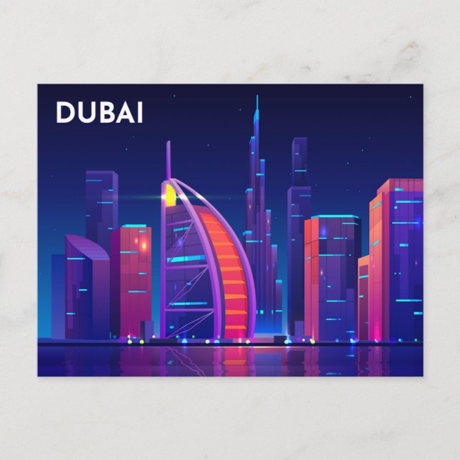 Carte postale Dubai Émirats arabes unis (Devant)